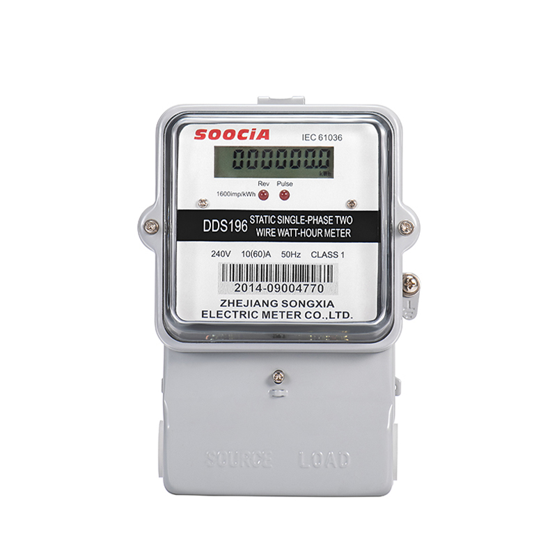 DDS196 Single-Phase Electromechanical Anti-Tamper Energy Meter